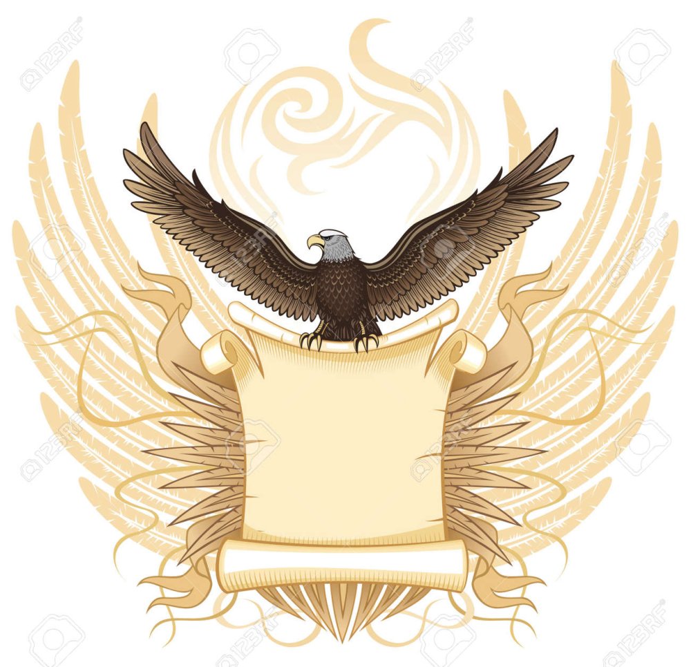 Рамки для гербов с орлами