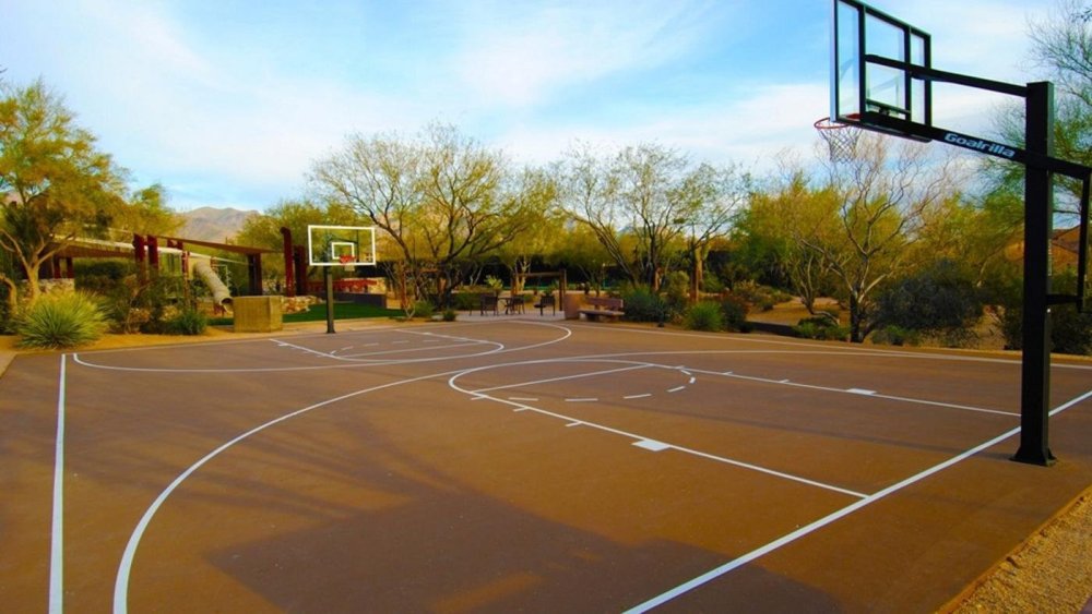 Баскетбол фон арены