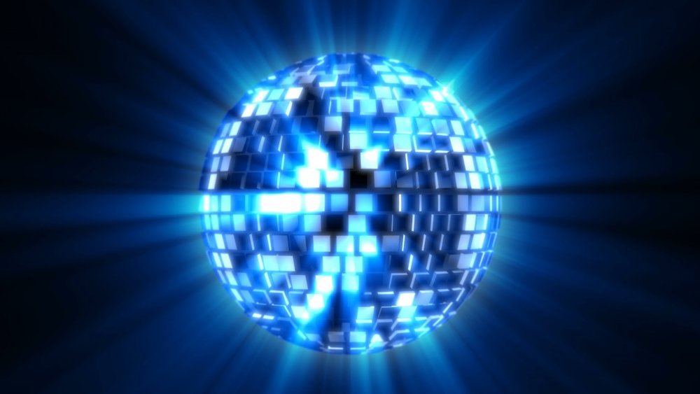 Диско шар золотой