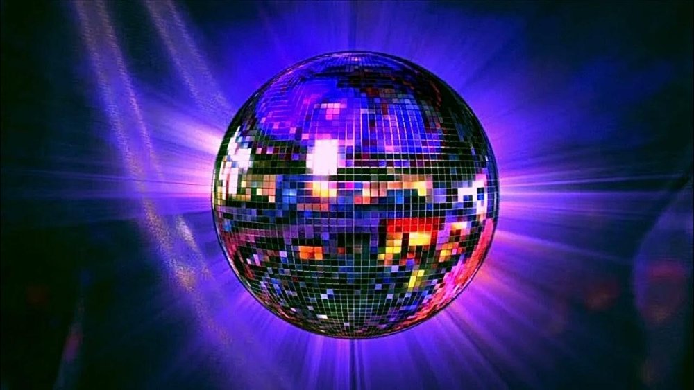 Блики от диско шара