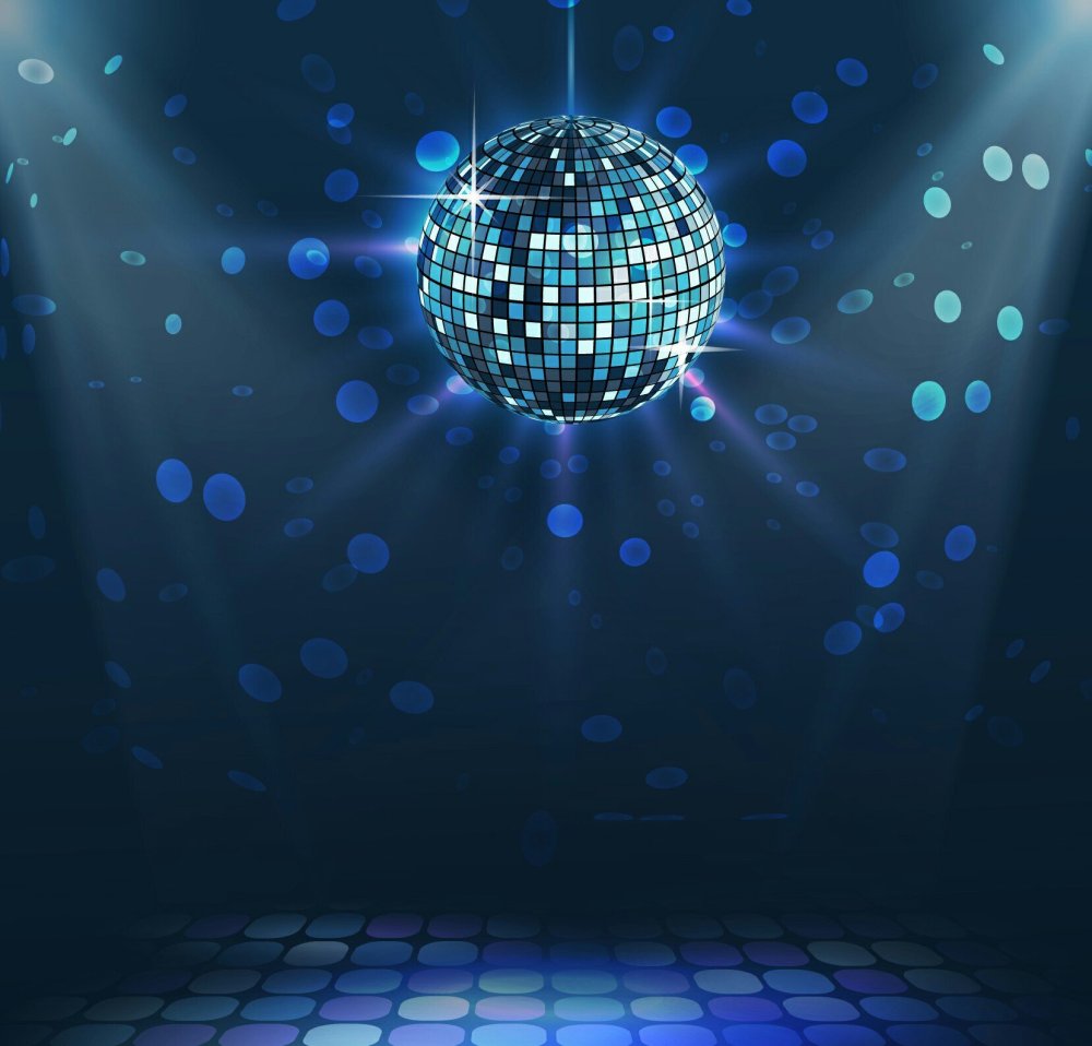 Диско шар фон