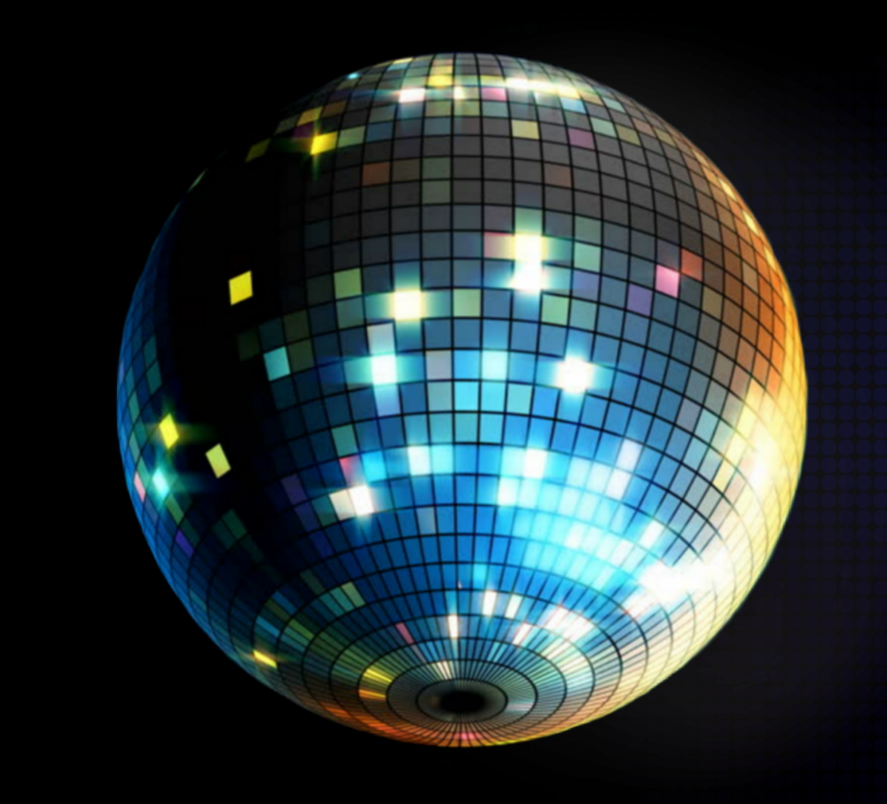 Новогодние диско шары