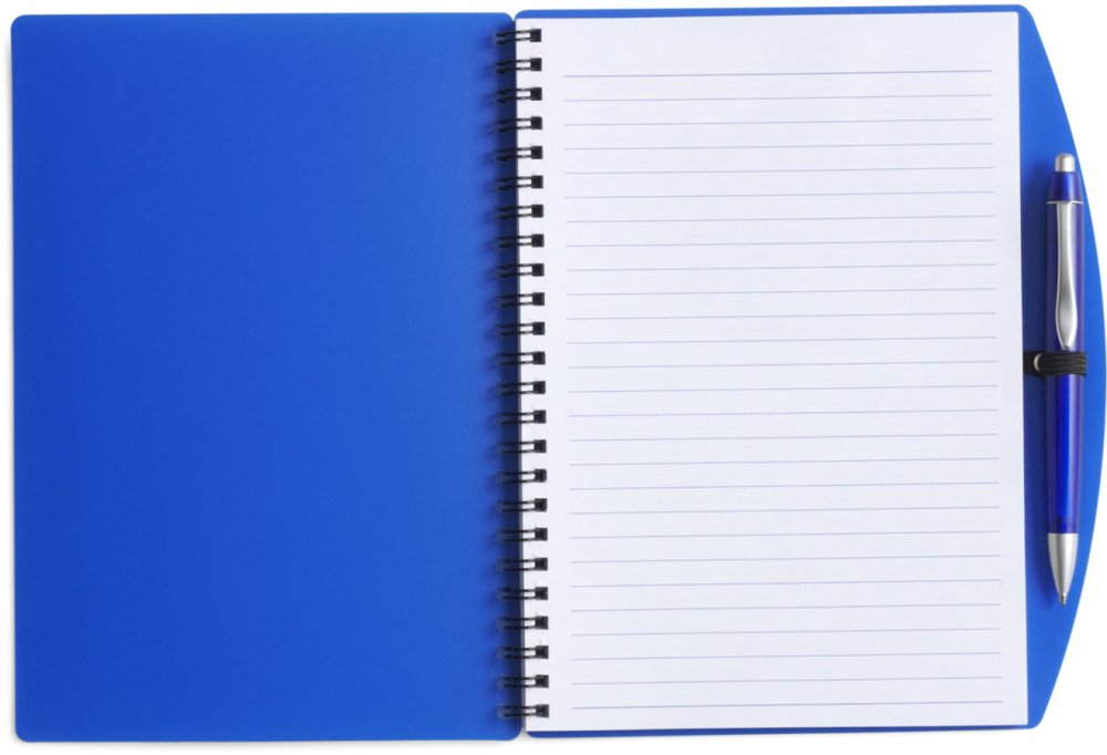 Блокнот в открытом виде