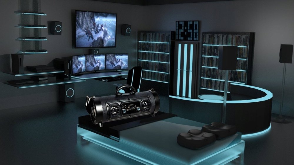 Фон с полочками на рабочий стол