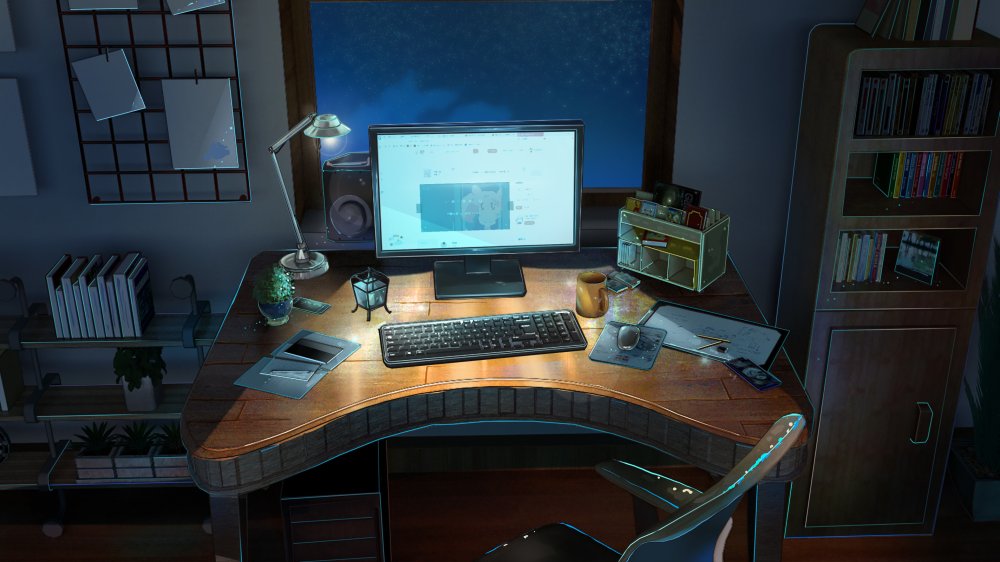 Стол сверху