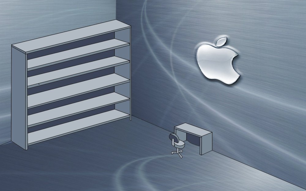 Обои с полочками для ярлыков