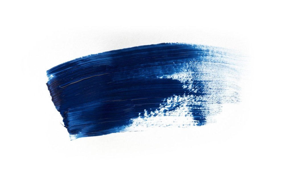 Синий мазок