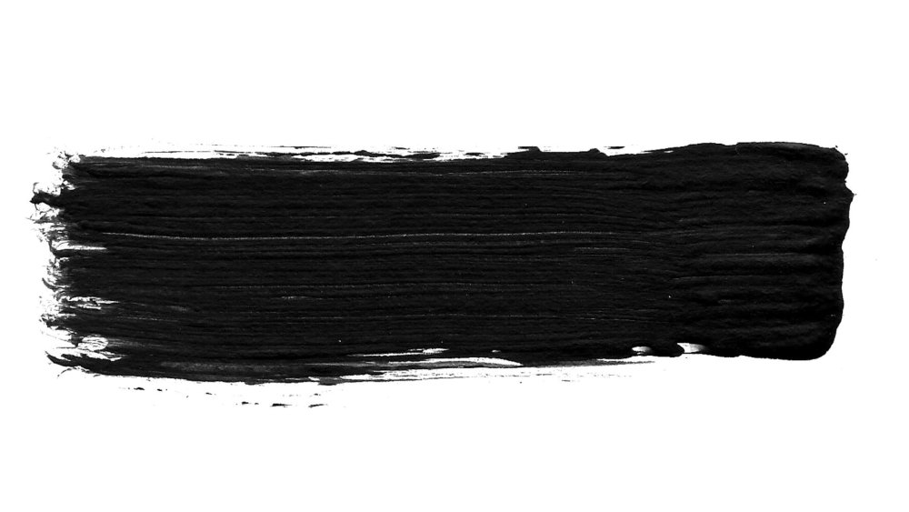 Мазок черной краски
