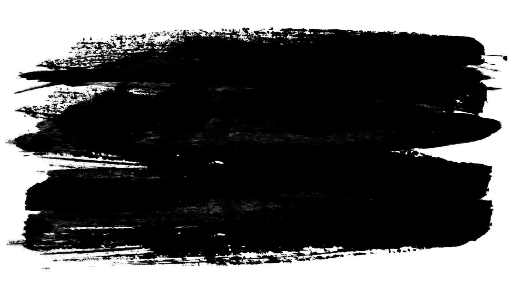 Мазок кисти черный