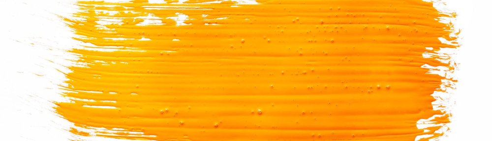 Мазок кисти оранжевый