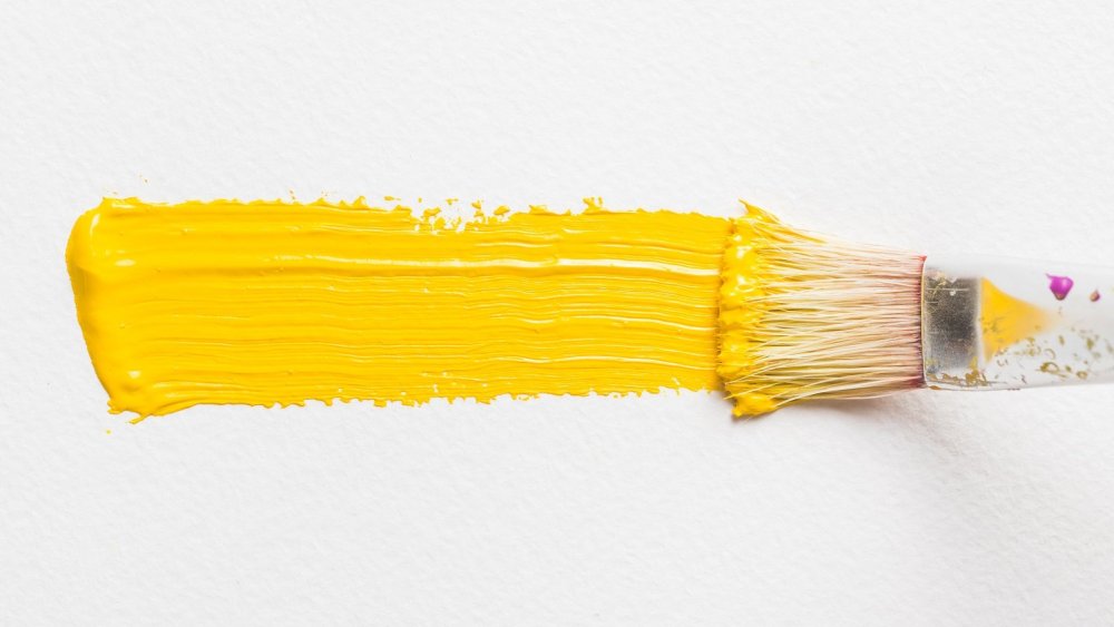 Мазок краски кистью