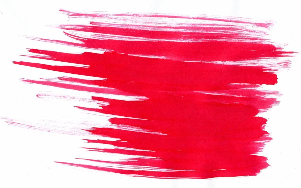 Красный мазок кистью