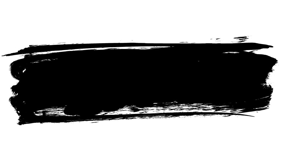 Мазок черной краски