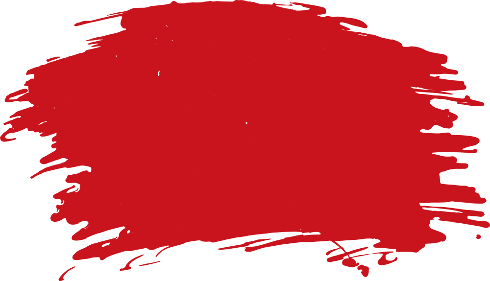 Красные мазки краски