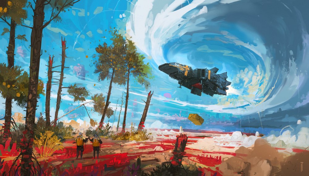 Футуристический пейзаж