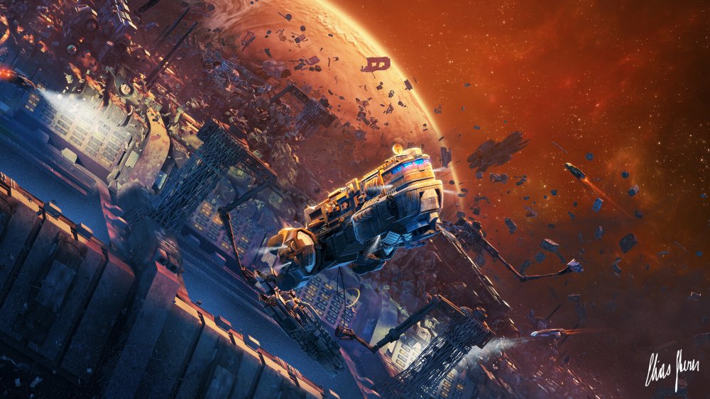 Красивые обои 2560 х 1080 Sci Fi