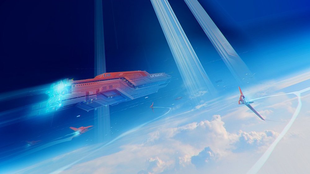 Космические корабли аниме обои 1920 1080