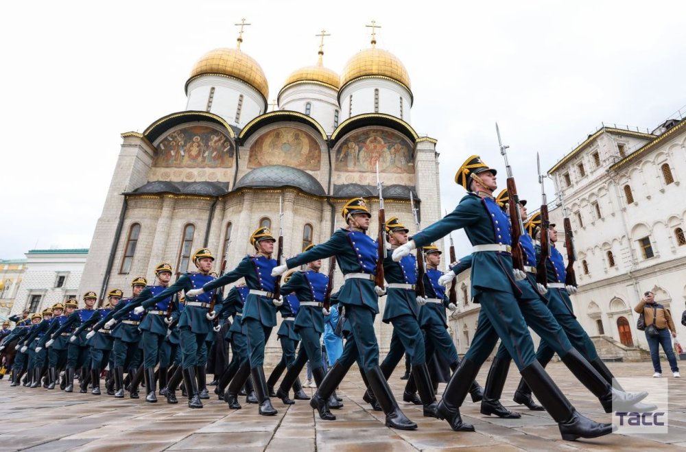 Развод конных и пеших Караулов президентского полка 2021