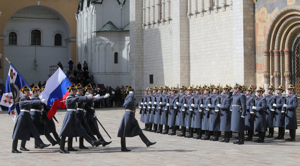 Развод конных и пеших Караулов президентского полка 2022