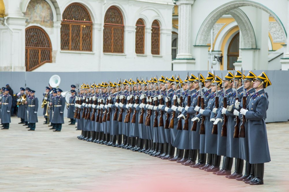 Развод конного караула в Кремле