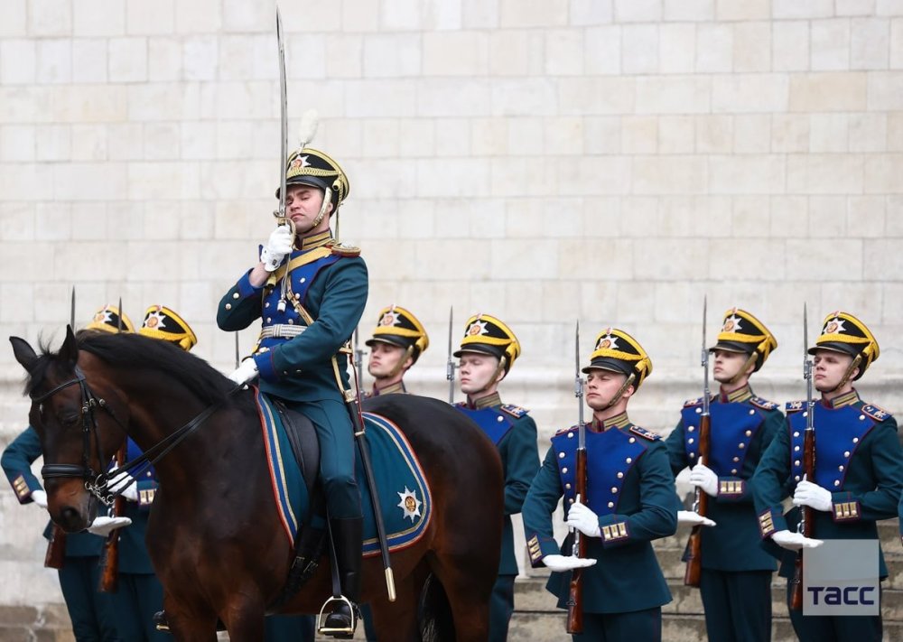 Полку ФСО СКМК РФ джигитовка