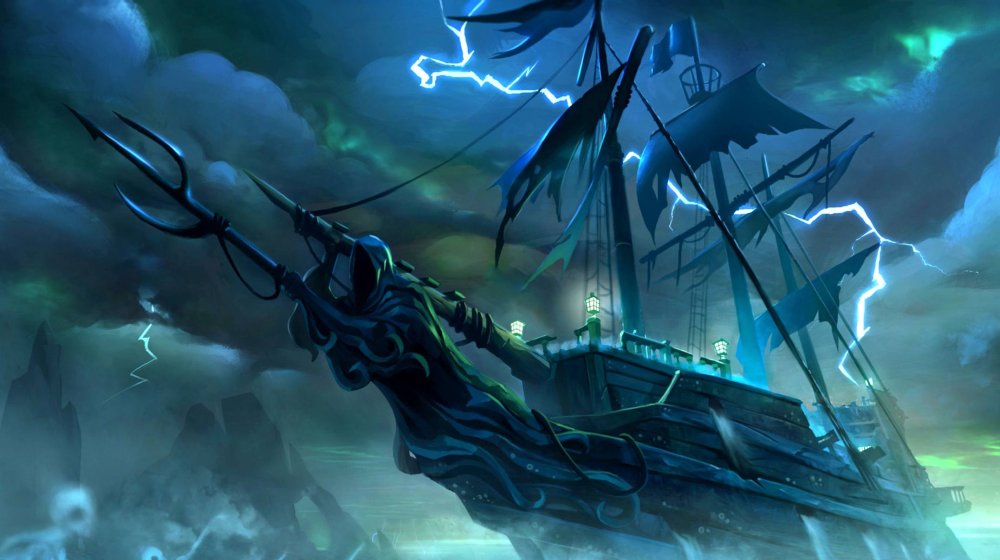 Летучий голландец корабль пираты Карибского моря