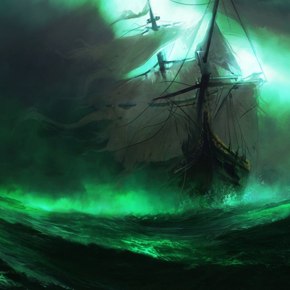 Корабль призрак для фотошопа