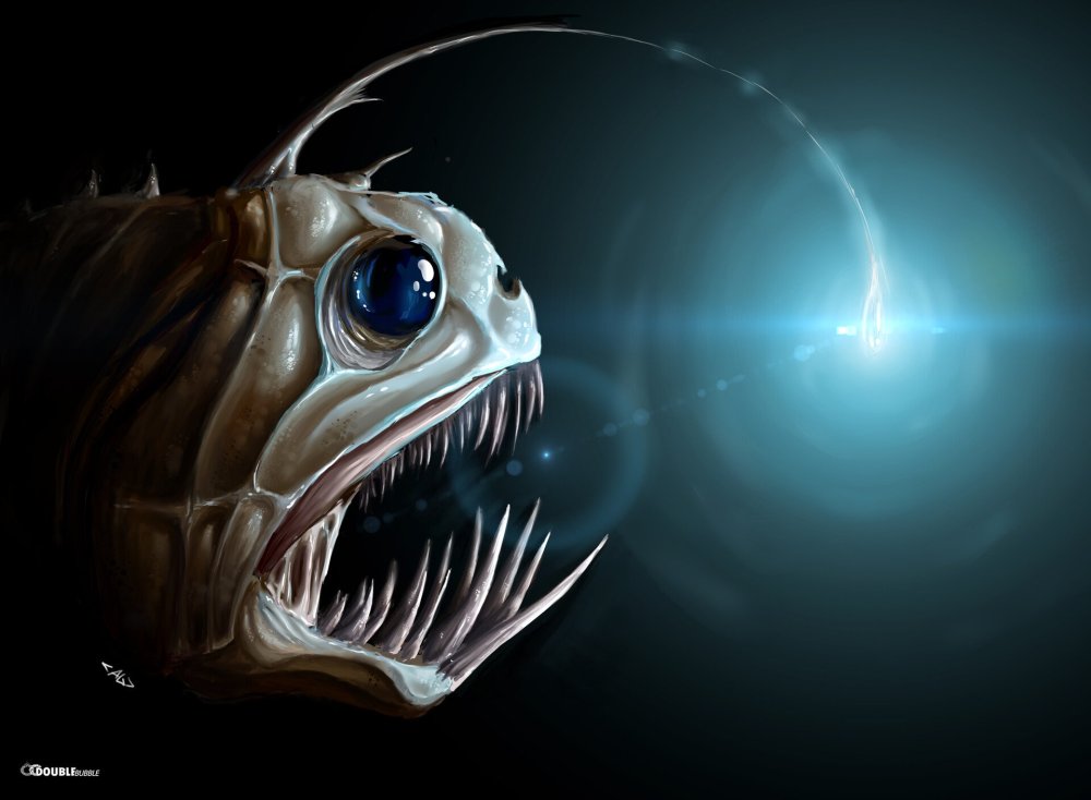 Глубоководные существа арт