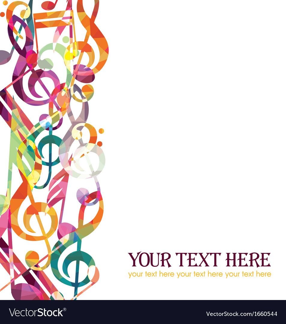 Музыкальный фон рамка