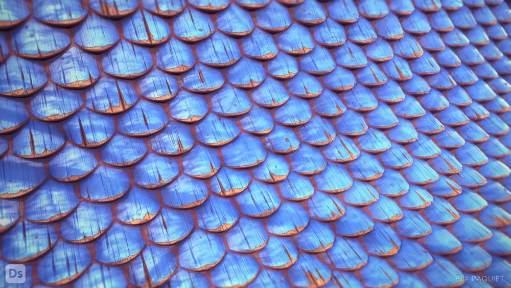 Черепица чешуя дракона