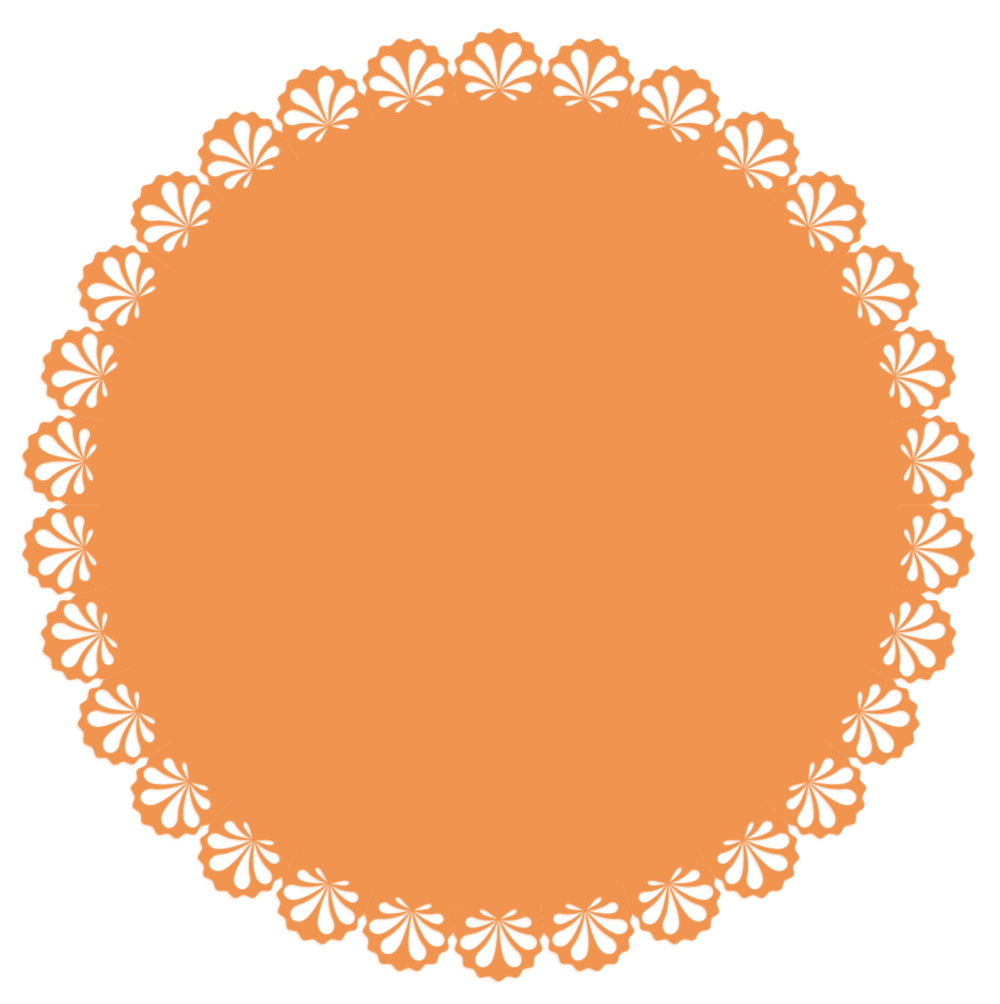 Коричневая круглая рамка