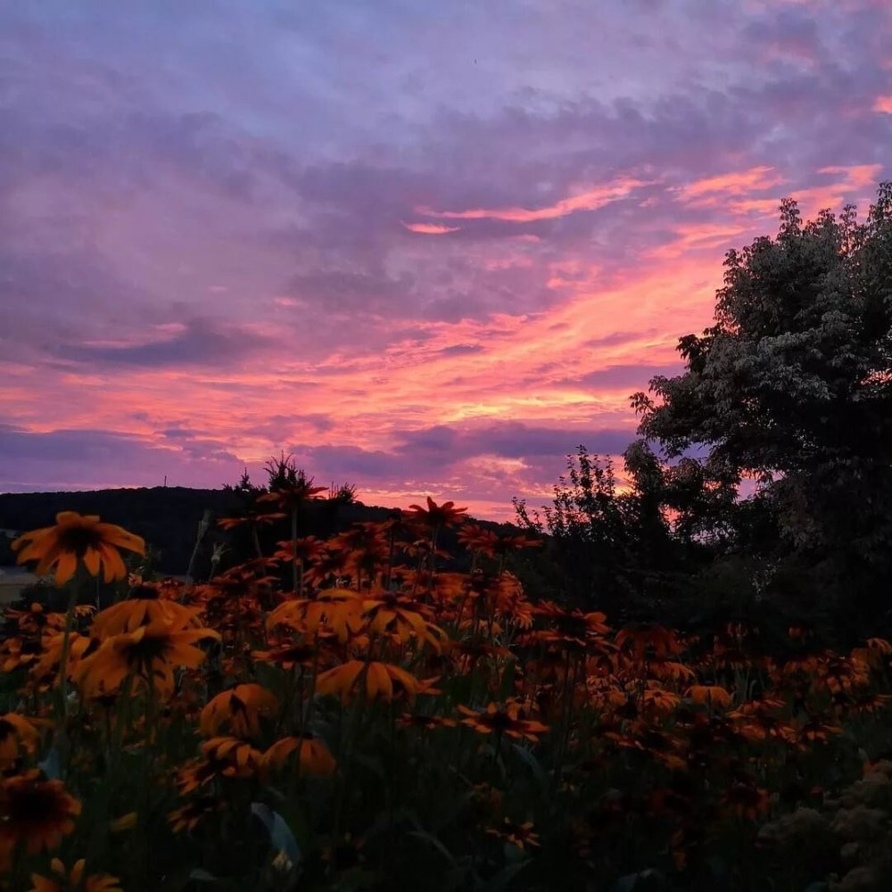 Красивый закат из инстаграмма