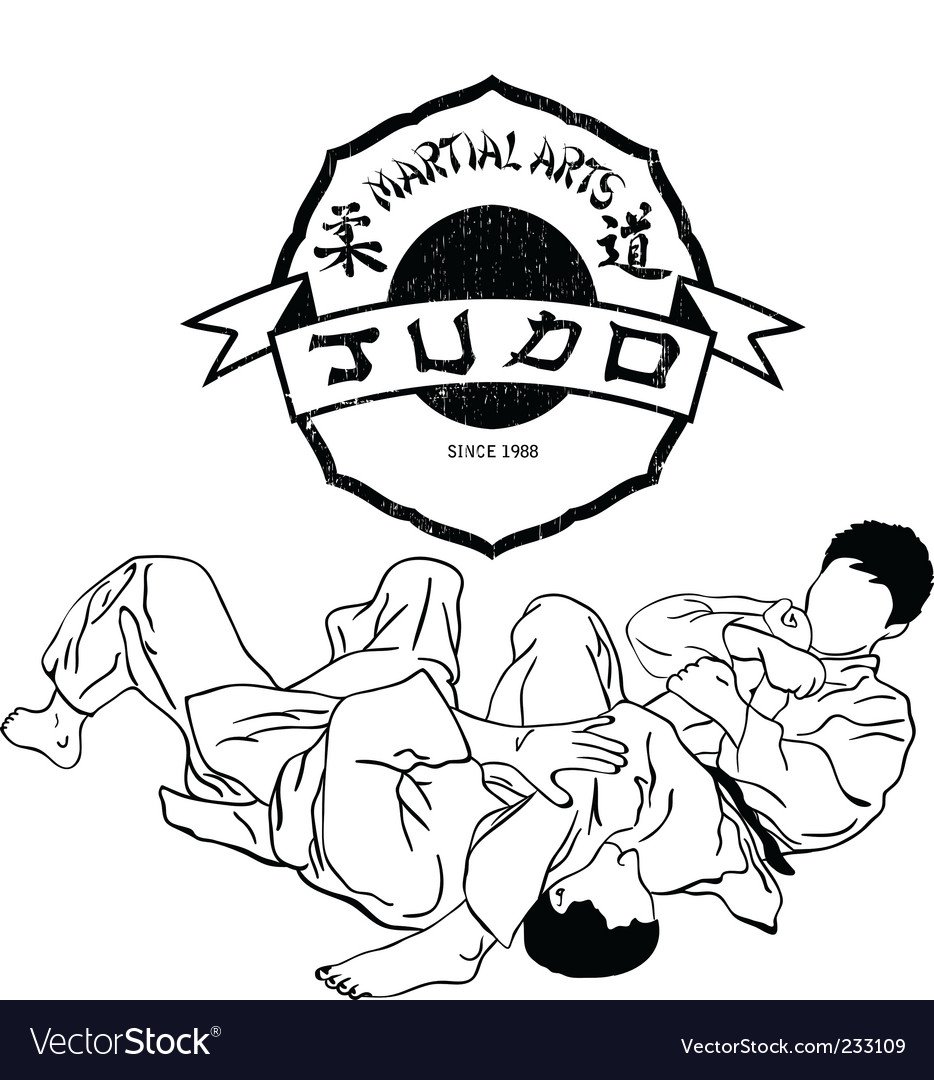 Наклейки дзюдо