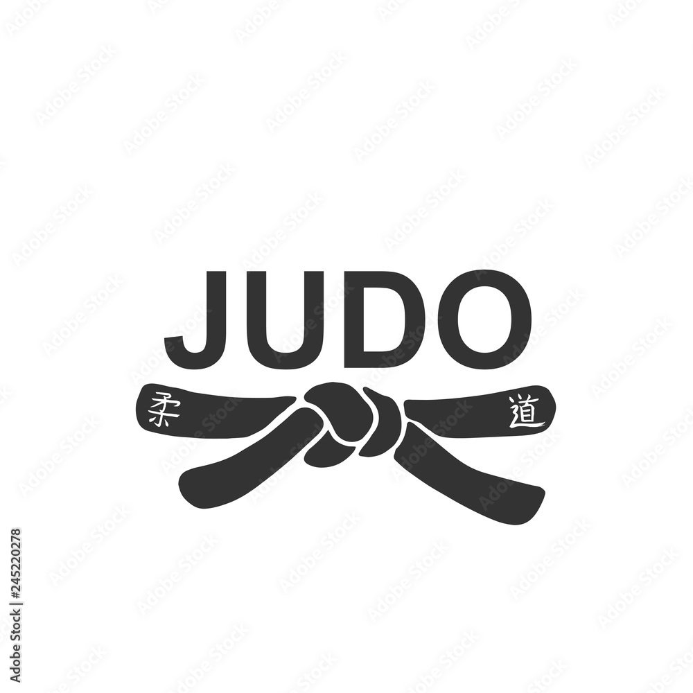 Дзюдо надпись
