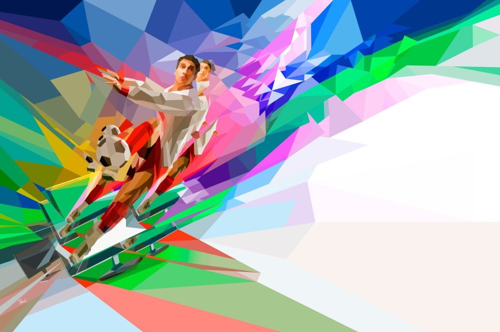 Радужный фон