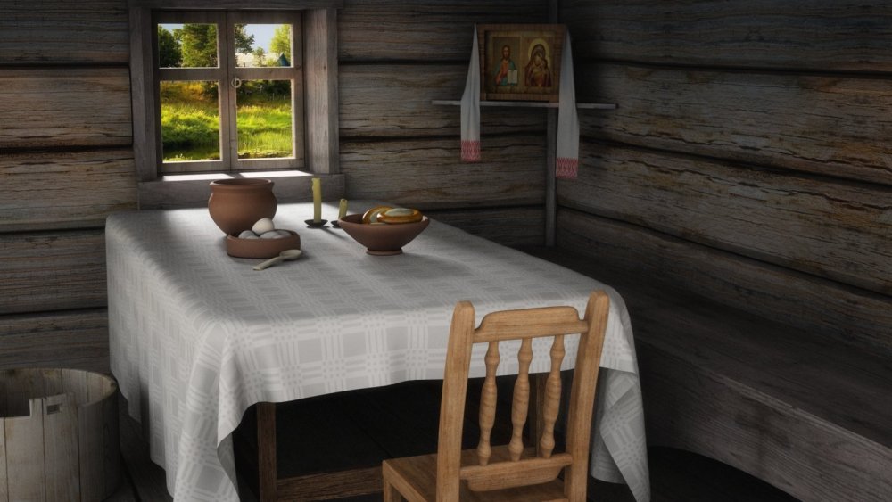 Наличники избы