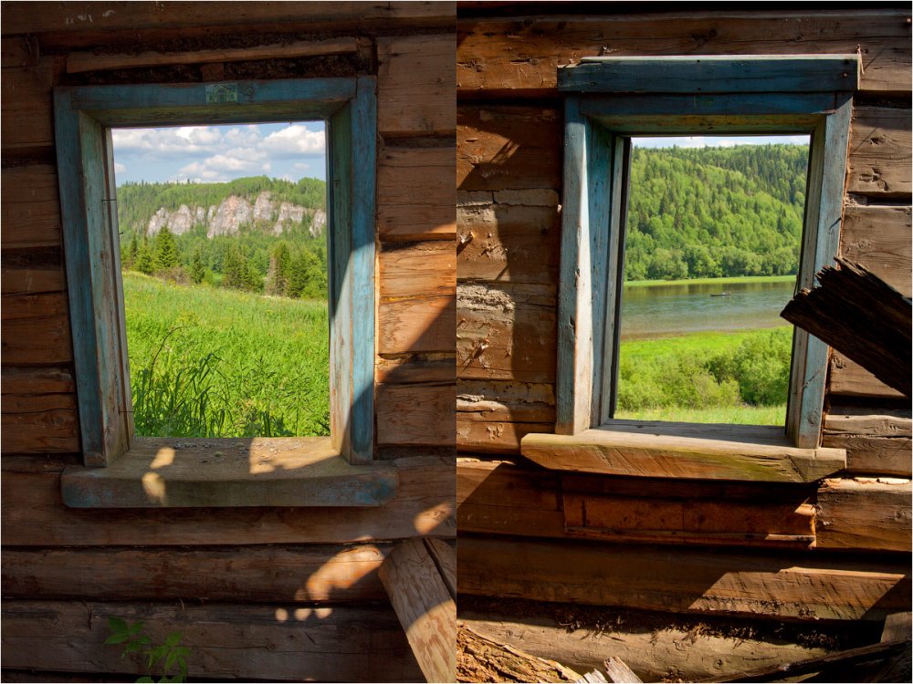 Окно в избе