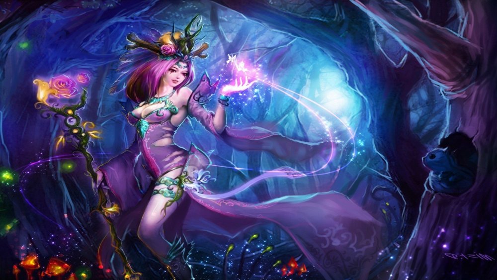 Красивые девушки волшебницы