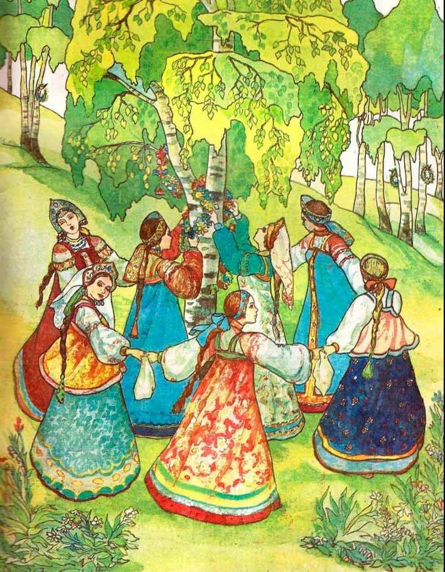 Аленький цветочек иллюстрации Ионовой