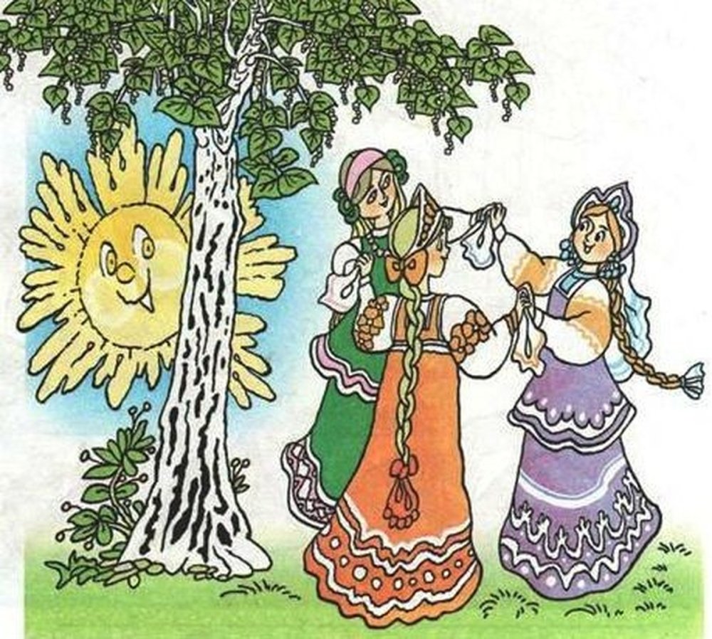 Хоровод во поле береза стояла