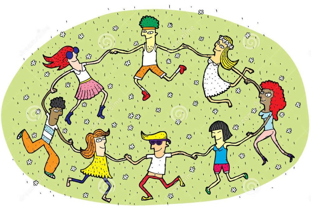 Человечки хоровод