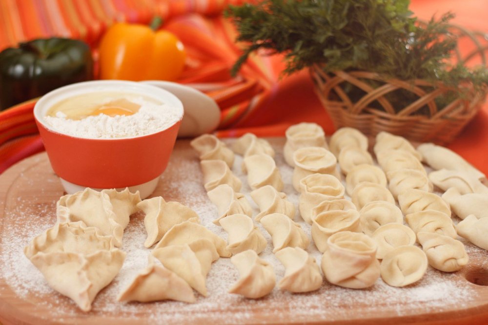 Манты с картошкой