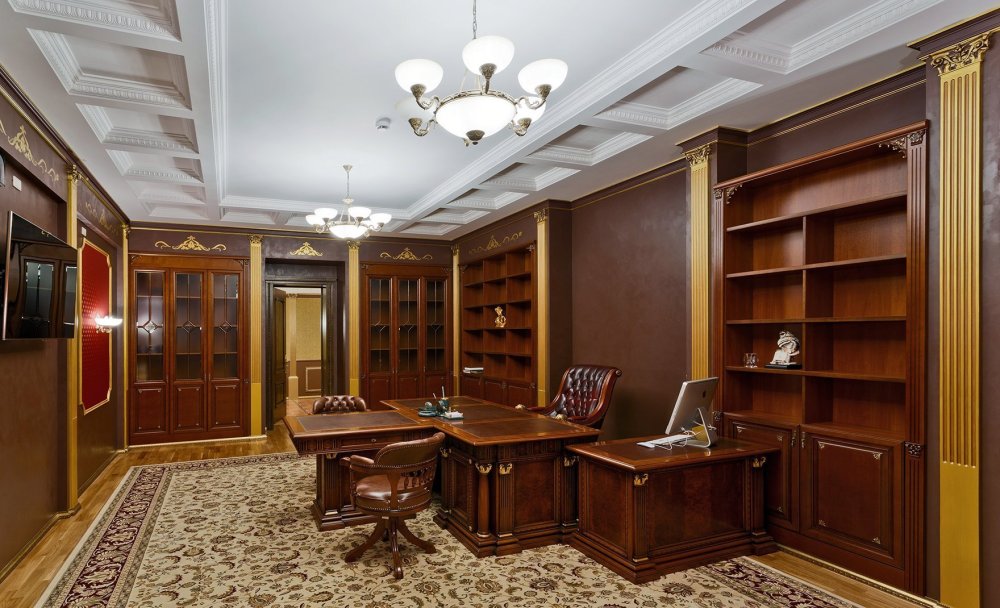 Кабинет директора в стиле Ампир