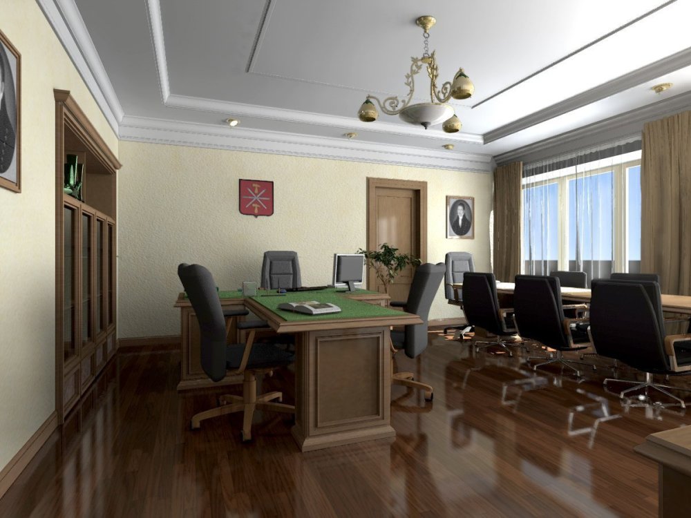 Кабинет директора в стиле Ампир