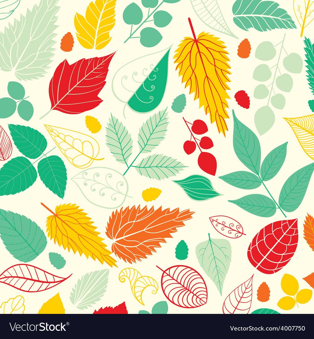 Фон осенних листьев