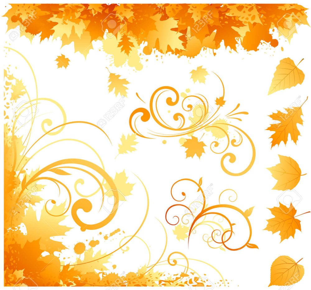 Осенний фон рисунок