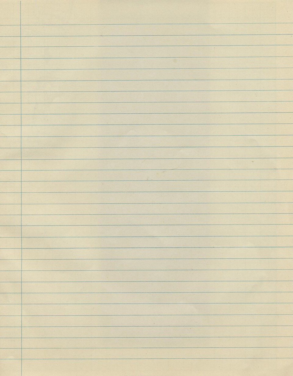 Тетрадный лист в линейку