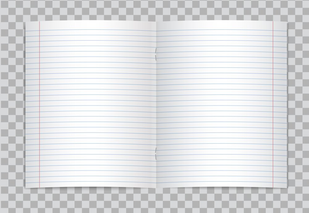 Лист блокнота фон