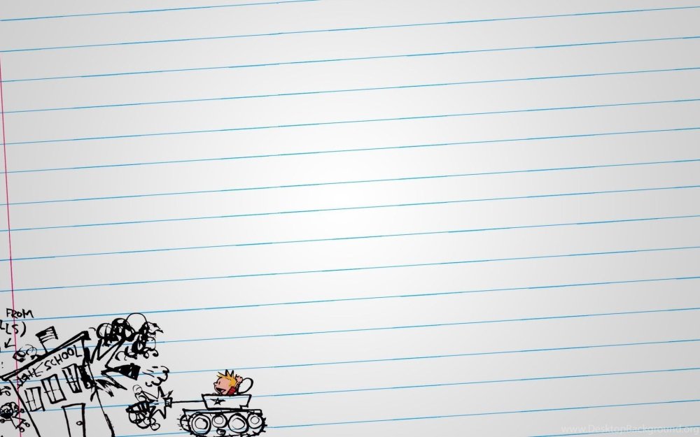 Листочек в линейку