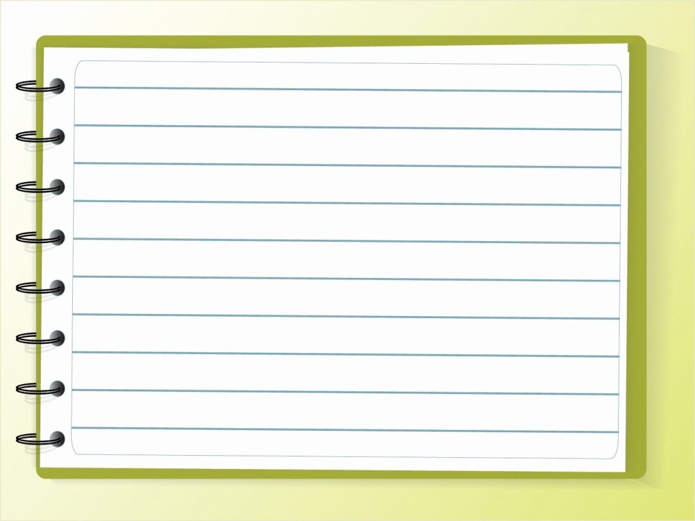 Лист тетради в линейку
